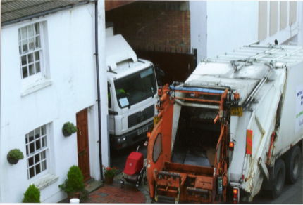 Primark delivery jam in Crown Street